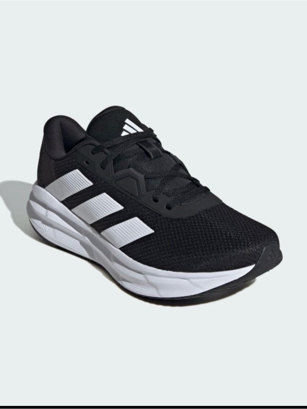 Brand new adidas Black and White Men's Running Sneakers size 9.5